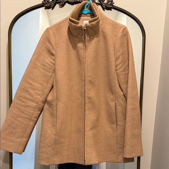 J. Crew Women's Camel Pea Coat 8 - Picture 11 of 11